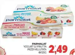 Eté Parmalat yogurt 0,1 frutta pezzi vellutata offerta