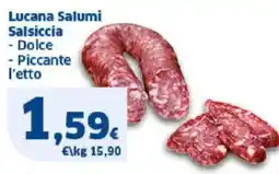Sigma Lucana Salumi Salsiccia offerta