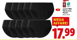 Lidl esmara MEN Slip da uomo, 10 pezzi offerta