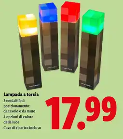 Lidl Lampada a torcia offerta