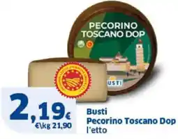 Sigma Busti Pecorino Toscano Dop offerta