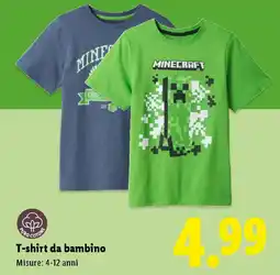 Lidl T-shirt da bambino offerta