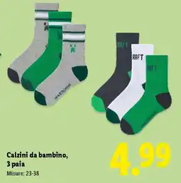 Lidl Calzini da bambino, 3 paia offerta