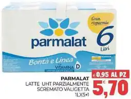 Eté Parmalat latte uht parzialmente scremato valigetta offerta