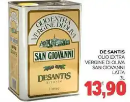 Eté De santis olio extra vergine di oliva san giovanni latta offerta