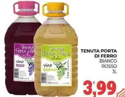 Eté Tenuta porta di ferro bianco rosso offerta