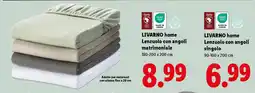 Lidl LIVARNO home Lenzuolo con angoli matrimoniale offerta