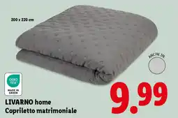 Lidl LIVARNO home Copriletto matrimoniale offerta