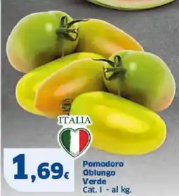 Sigma Pomodoro Oblungo Verde Cat. 1 - al kg. offerta