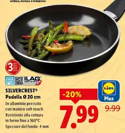 Lidl SILVERCREST Padella Ø 20 cm offerta