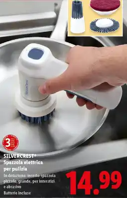Lidl SILVERCREST Spazzola elettrica per pulizia offerta