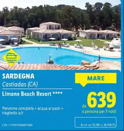 Lidl Limone Beach Resort offerta