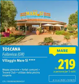 Lidl Villaggio Mare Si offerta