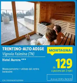 Lidl Hotel Aurora offerta