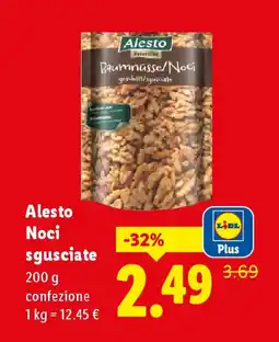 Lidl Alesto Noci sgusciate offerta