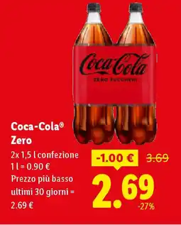 Lidl Coca-Cola Zero offerta