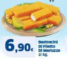 Sigma Bastoncini di filetto di merluzzo al kg. offerta