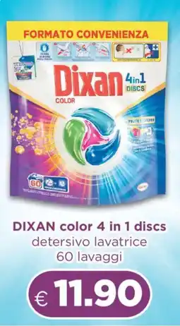 Acqua & Sapone DIXAN color 4 in 1 discs detersivo lavatrice offerta