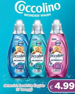 Acqua & Sapone Coccolino detersivo lavatrice liquido offerta