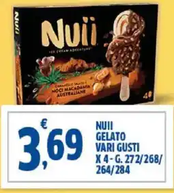Sigma Nuii gelato vari gusti offerta