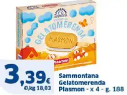 Sigma Sammontana Gelatomerenda Plasmon offerta