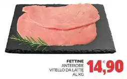 Eté Fettine anteriore vitello da latte offerta