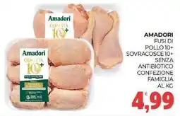 Eté Amadori fusi di pollo 10+ sovracosce 10+ senza antibiotico confezione famiglia offerta