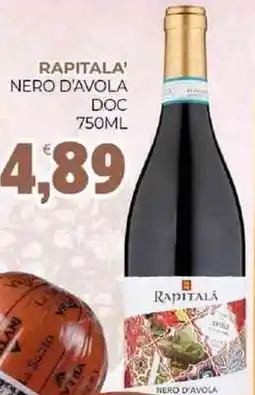 Eté Rapitala' nero d'avola doc offerta