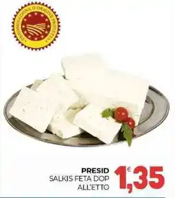 Eté Presid salkis feta dop all'etto offerta