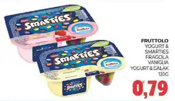 Eté Fruttolo yogurt & smarties fragola vaniglia yogurt & galak offerta