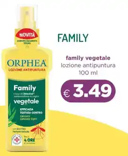 Acqua & Sapone ORPHEA family vegetale lozione antipuntura offerta