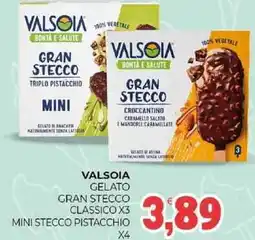 Eté Valsoia gelato gran stecco classico x3 mini stecco pistacchio offerta