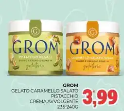 Eté Grom gelato caramello salato pistacchio crema avvolgente offerta