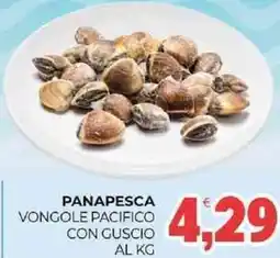 Eté Panapesca vongole pacifico con guscio offerta