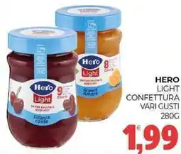 Eté Hero light confettura vari gusti offerta