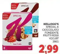 Eté Kellogg's special k cioccolato fondente frutti rossi yogurt offerta