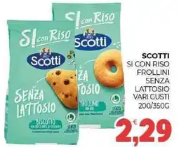 Eté Scotti si con riso frollini senza lattosio vari gusti offerta