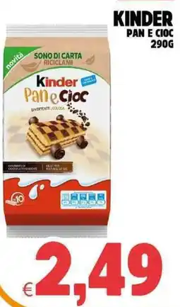 Eté Kinder pan e cioc offerta