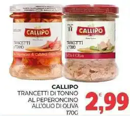Eté Callipo trancetti di tonno al peperoncino all'olio di oliva offerta