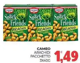 Eté Cameo arachidi pacchetto offerta