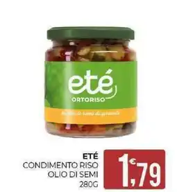 Eté Eté condimento riso olio di semi offerta