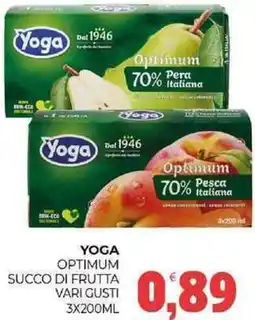 Eté Yoga optimum succo di frutta vari gusti offerta