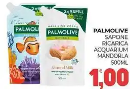 Eté Palmolive sapone ricarica acquarium mandorla offerta