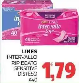 Eté Lines intervallo ripiegato sensitive disteso offerta