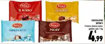Conad Witor's Cioccolatini 1 kg offerta