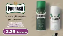 Acqua & Sapone PRORASO schiuma da barba offerta