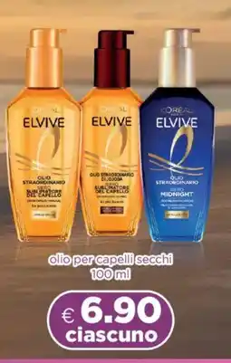 Acqua & Sapone L'ORÉAL ELVIVE olio per capelli secchi offerta