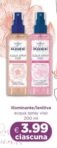 Acqua & Sapone ACQUA ALLE ROSE illuminante/lenitiva acqua spray viso offerta