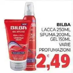Eté Bilba lacca spuma gel varie profumazioni offerta