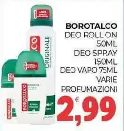 Eté Borotalco deo roll on offerta